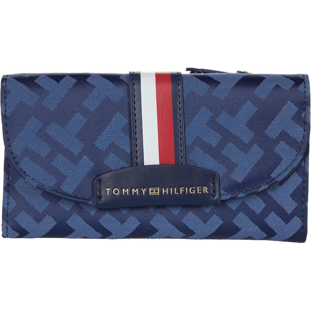 BILLETERA TOMMY HILFIGER CAMERON II CONTINENTAL NAVY MUJER