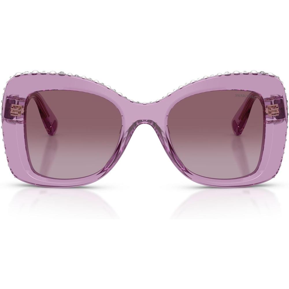 SWAROVSKI LENTES DE SOL MARIPOSA SK6062U 51 MM MUJER | TRANSPARENT AMETHYST/VIOLET GRADIENT