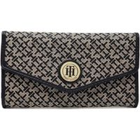 BILLETERA TOMMY HILFIGER ENVELOPE JACQUARD BLACK MUJER