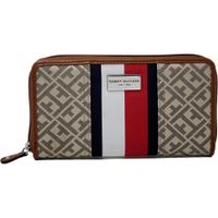 BILLETERA TOMMY HILFIGER CLUTCH KHAKI MUJER