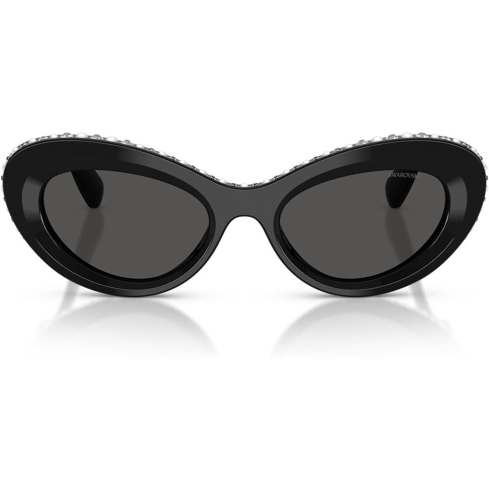 SWAROVSKI LENTES DE SOL SK6061U 51 MM MUJER | BLACK/CRYSTAL/DARK GREY