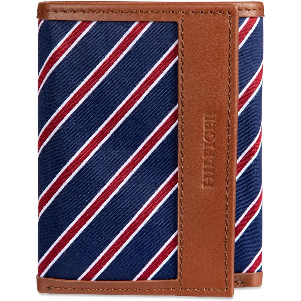 BILLETERA TOMMY HILFIGER TIE FABRIC TAN HOMBRE