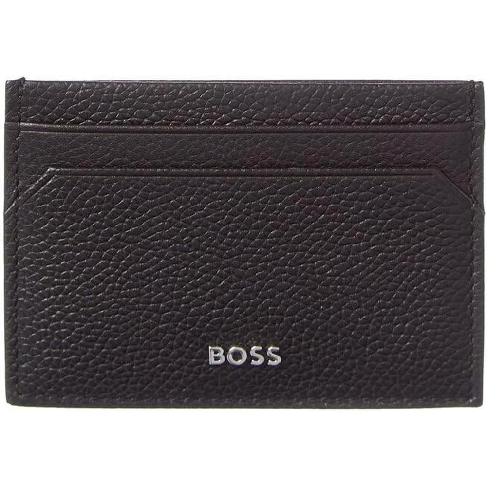 TARJETERO HUGO BOSS HIGHWAY 4 RANURAS NEGRA HOMBRE