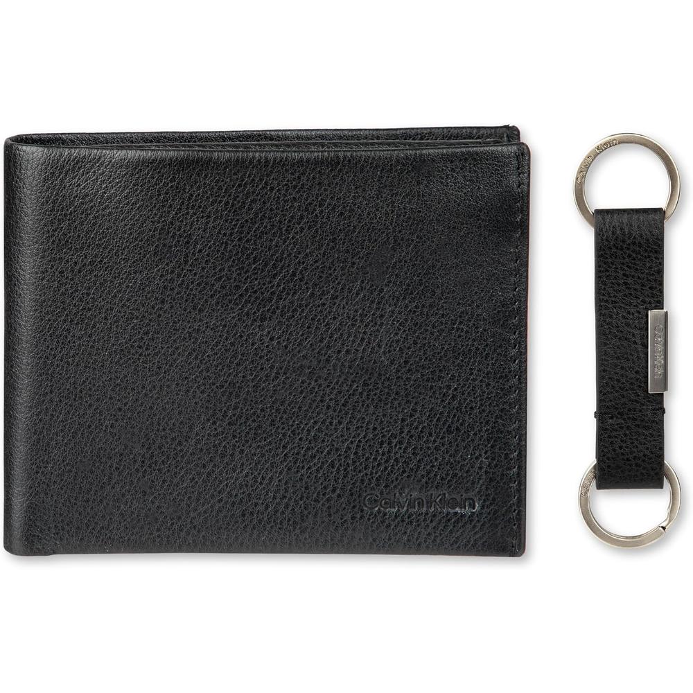 BILLETERA CALVIN KLEIN MINIMALISTA NEGRO HOMBRE
