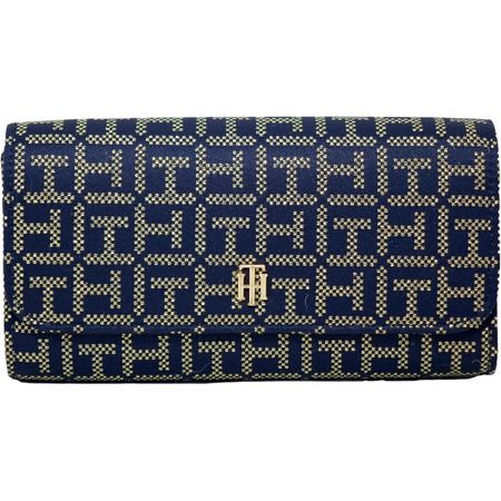 BILLETERA TOMMY HILFIGER WRISTLET NAVY MUJER