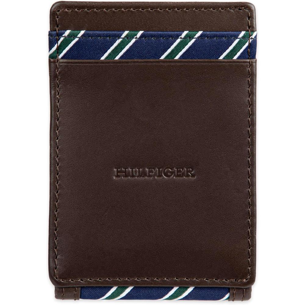 TARJETERO TOMMY HILFIGER TIE FABRIC BROWN HOMBRE