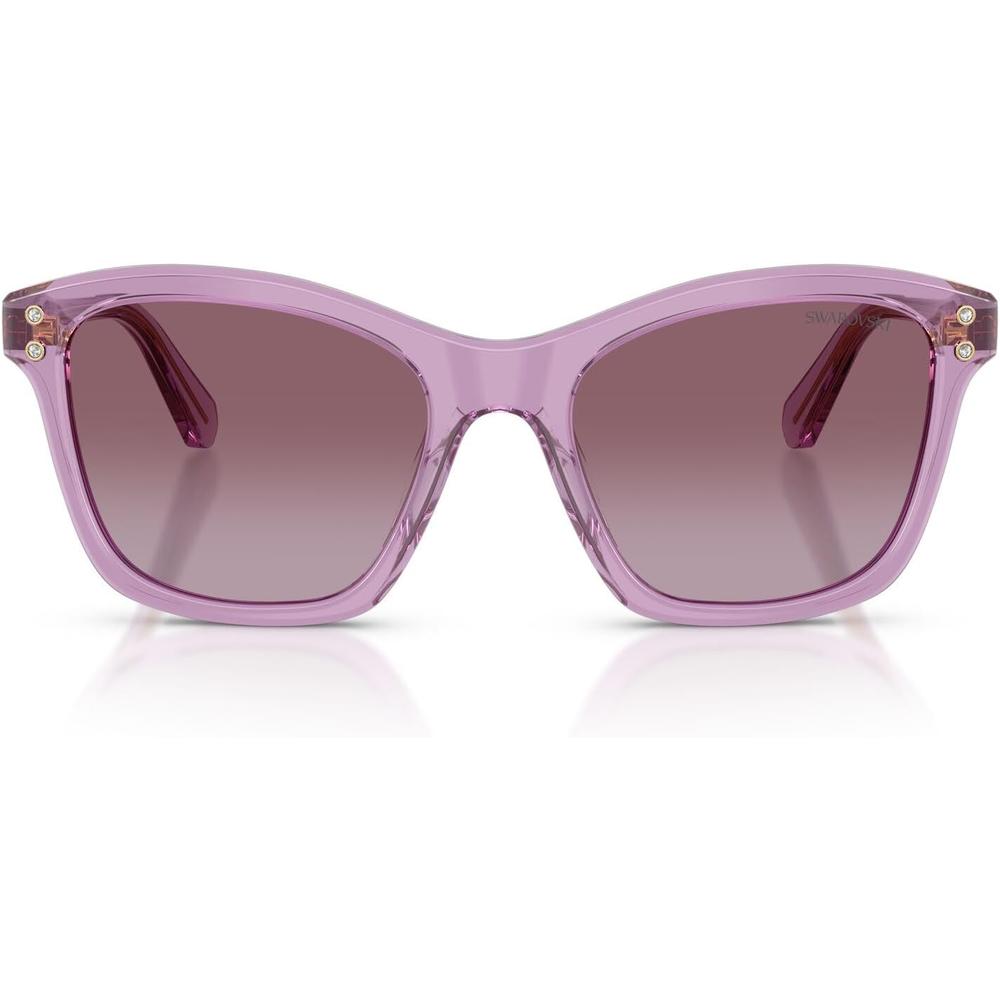 SWAROVSKI LENTES DE SOL CUADRADO SK6063F 54 MM MUJER | TRANSPARENT AMETHYST/VIOLET GRADIENT