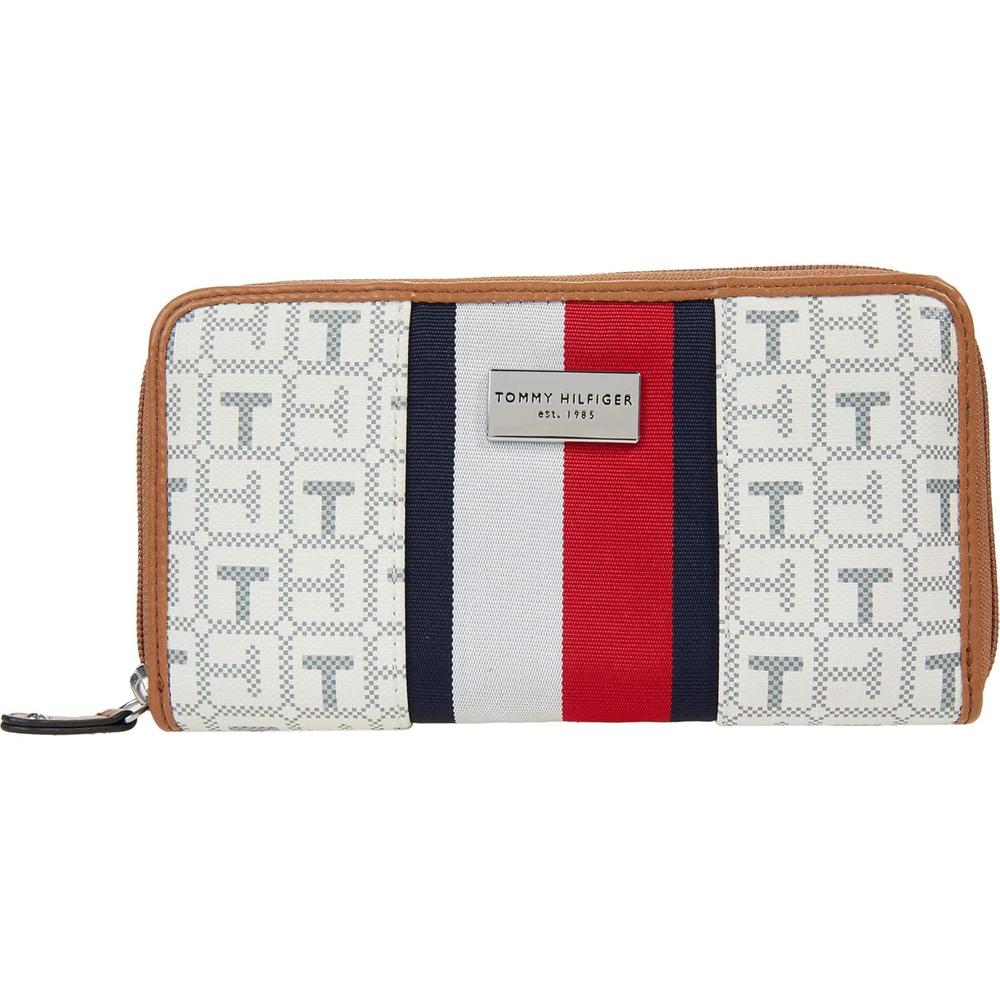 BILLETERA TOMMY HILFIGER PREP CLUB GRIS MUJER