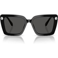SWAROVSKI LENTES DE SOL CUADRADO SK6032 55 MM MUJER | BLACK/DARK GREY