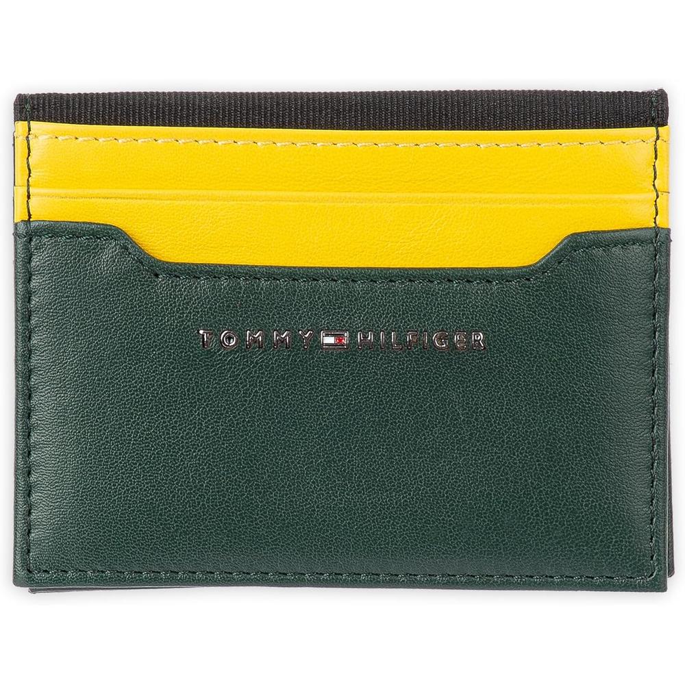 TARJETERO TOMMY HILFIGER 1018 GREEN HOMBRE