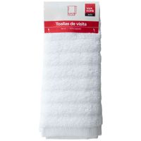 Set VIVA HOME Toalla Visita Onda Blanco x2un