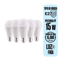Pack X 5 Foco LED E27 15W Luz Fría Orange