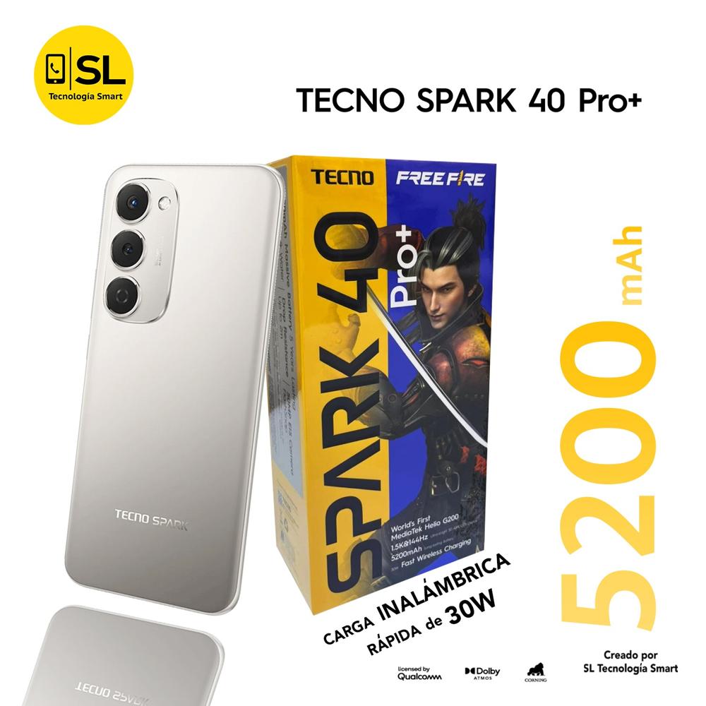 TECNO SPARK 40 PRO PLUS 8GB RAM 256GB COLOR BLANCO