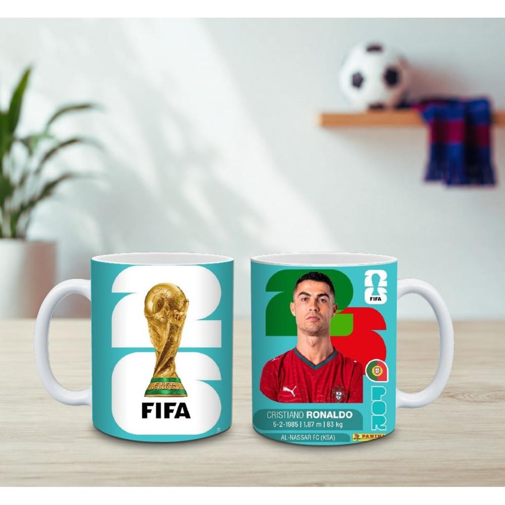 TAZA DE CR7, MUNDIAL DIA DEL PADRE, VERDE AGUA