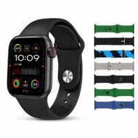 Smartwatch GUS-08 Series 11 AMOLED 7 en 1 con 7 Correas y Modos Deportivos - Negro
