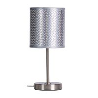 Lámpara de Mesa Moderna Orange Gia Plateada 1 Luz E27 60W