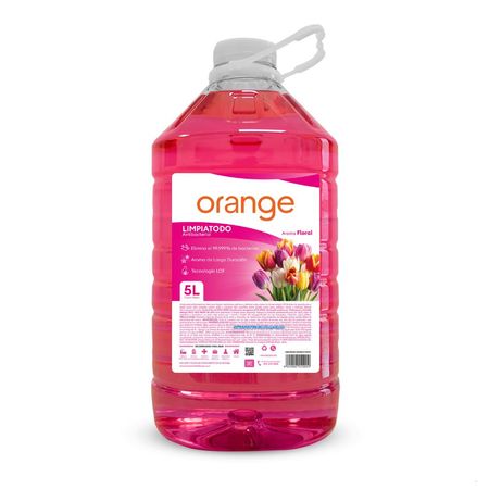 Limpiatodo Antibacteral Orange Floral 5 litros