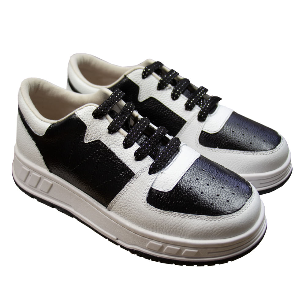 Zapatilla Plataforma Mujer Corelli Leona Cuero Negro Talla 37