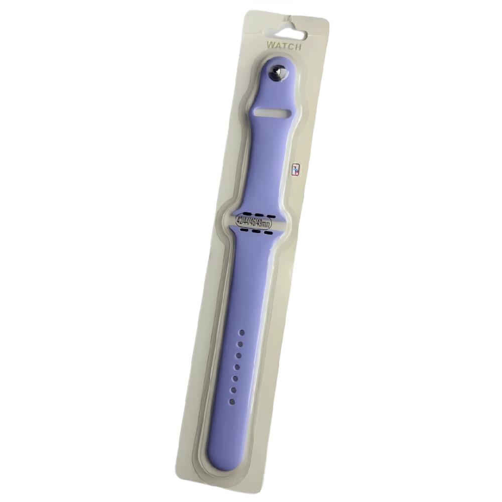 CORREA SILICONA DE 42 MM AL 49 MM LILA
