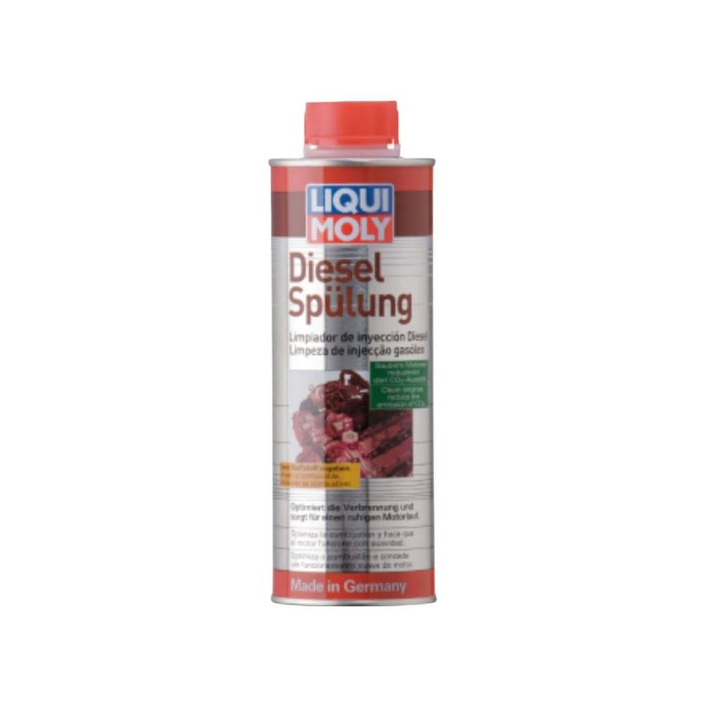 Aditivo Limpiador de Inyectores Liqui Moly Diesel Spülung – Limpieza Sistema de Inyección 500 ml Multicolor