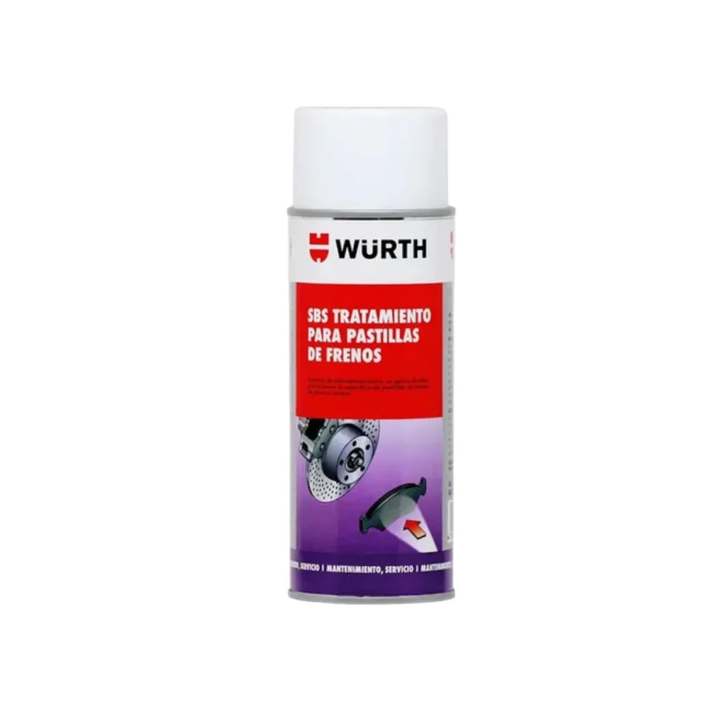 WURTH SBS TRATAMIENTO PARA PASTILLAS DE FRENO ELIMINA RUIDOS Y VIBRACIONES Multicolor
