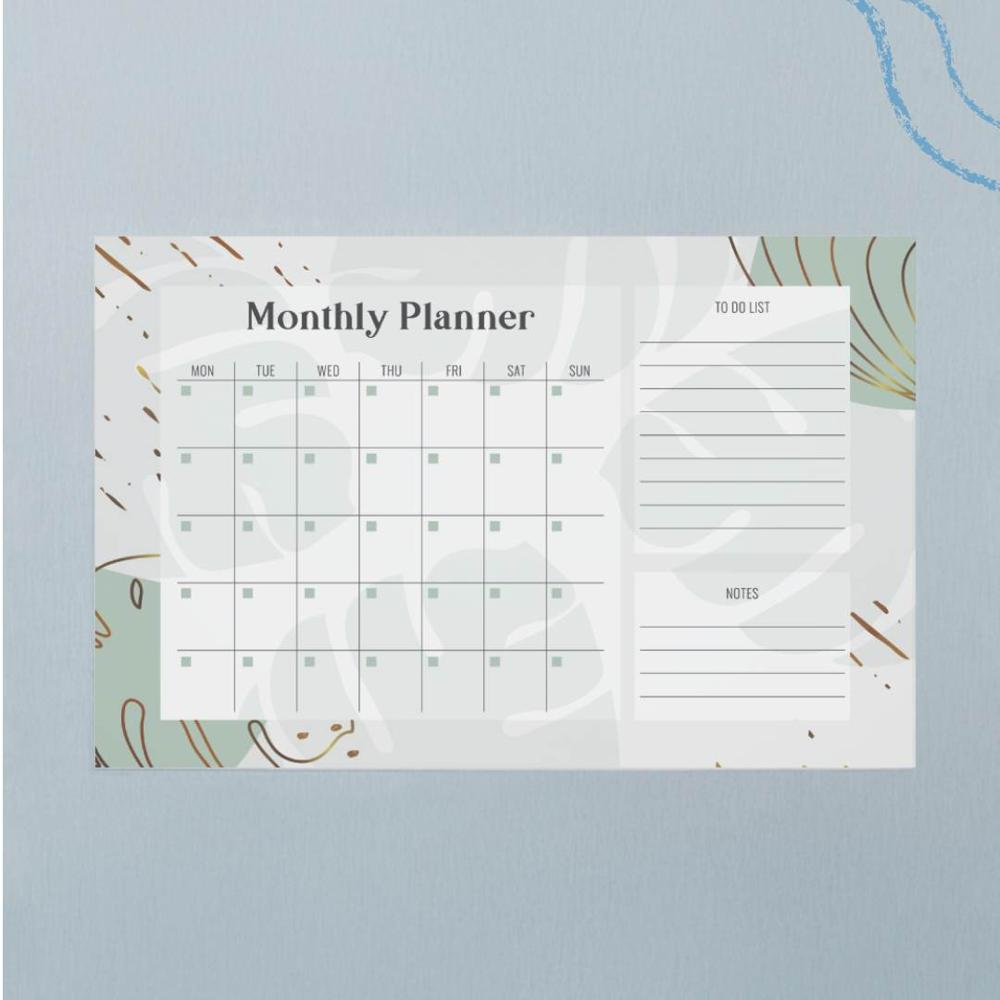 Planner Mensual AirTack PZR 90x60 cms - Menta
