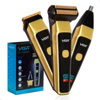Máquina Corta Pelo Barba Nariz 3 en 1 Vgr V366 Inalambrico