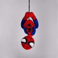 Spiderman para Colgar - Amigurumi