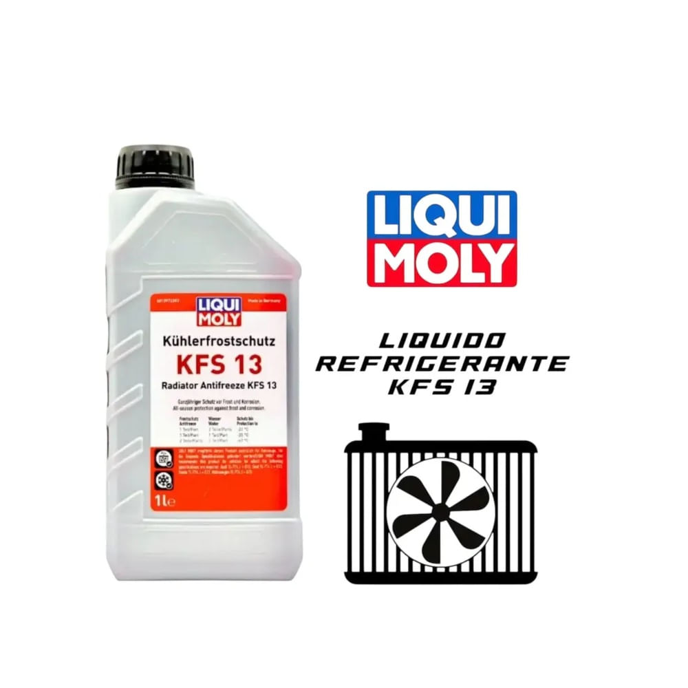 LIQUI MOLY KFS13 - ANTICONGELANTE PARA RADIADOR G13 1L Multicolor