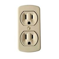 TOMACORRIENTE DOBLE MARFIL 15AMP MODELO CLASICO CELUX