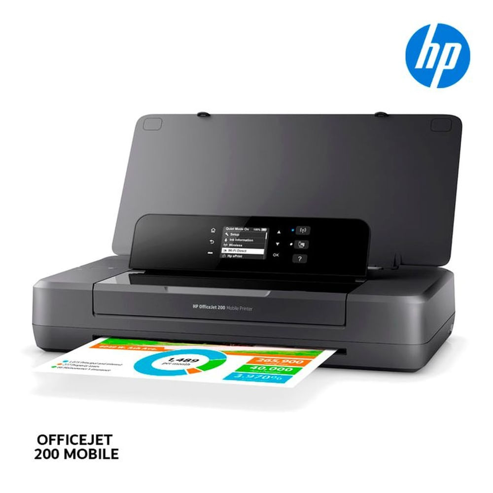 Impresora HP Officejet 200 Mobile Inkjet Printer Wireless - CZ993A