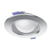 Spot led Saturno Plateado para caja Octogonal 6w luz fría Wellmax-Samsung