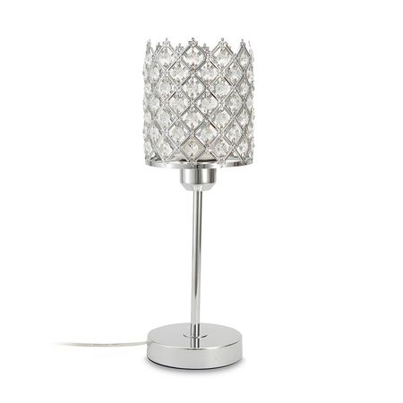 Lámpara de Mesa Clásica Orange Modelo Party Plata 28 cm