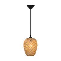 Lámpara Colgante Bambú Modelo Cala Orange Natural E27