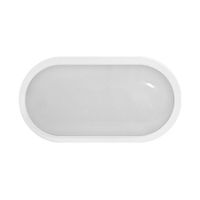 Aplique LED Tortuga ovalado Blanco 20W Luz Cálida Lightech