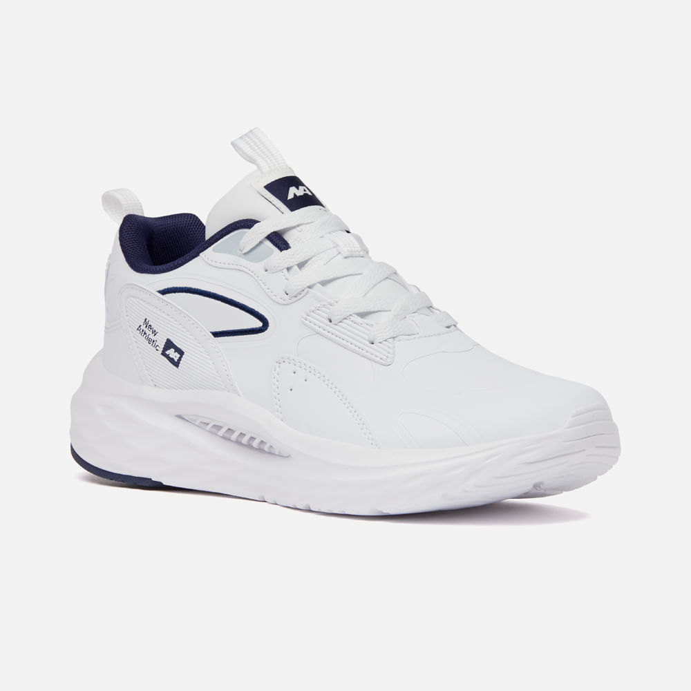 Zapatilla New Athletic Lifestyle FlexGom 250-0111 para Hombre 39 Blanco