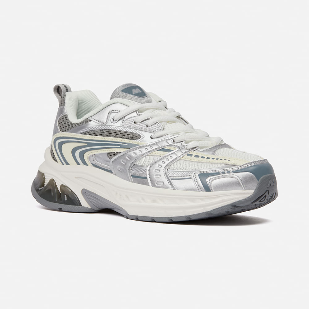 Zapatilla New Athletic Lifestyle Evocush 219-2621 para Hombre 39 Plata