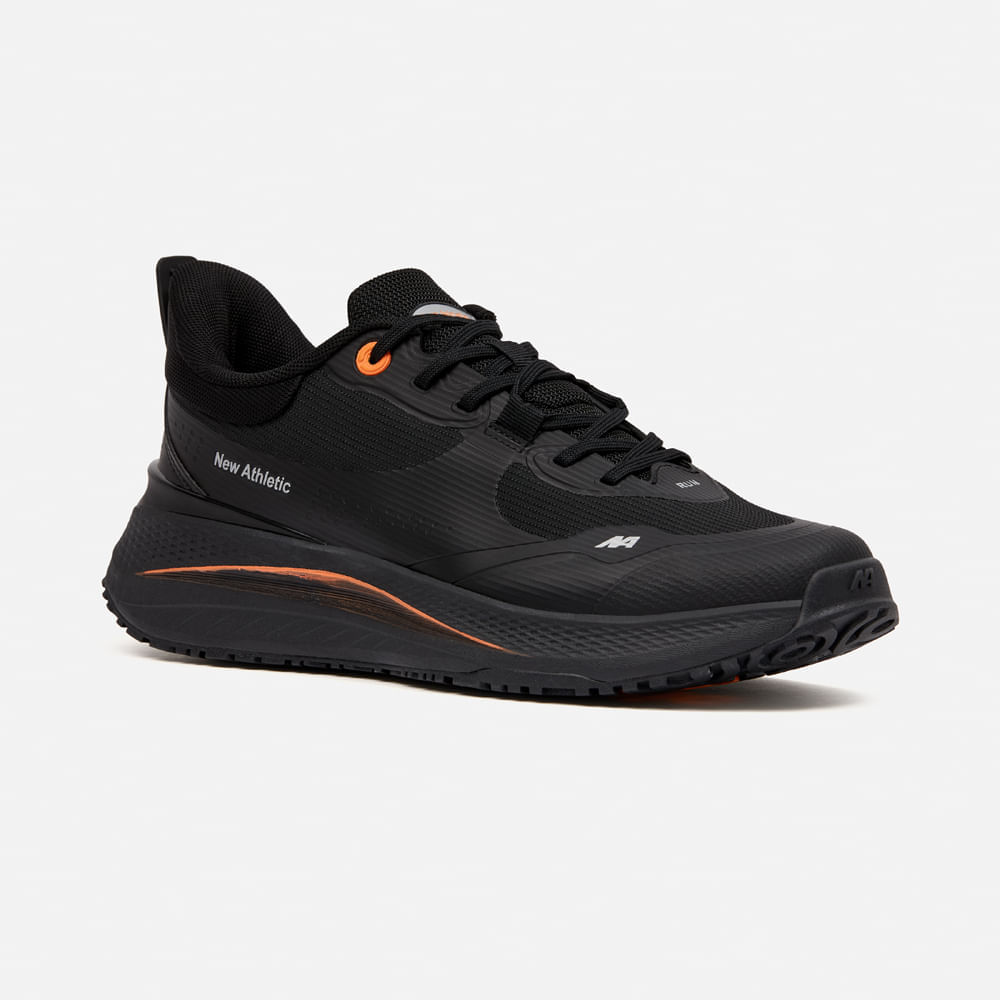 Zapatilla New Athletic Running Glayzer RX 200-0220 para Hombre 39 Negro