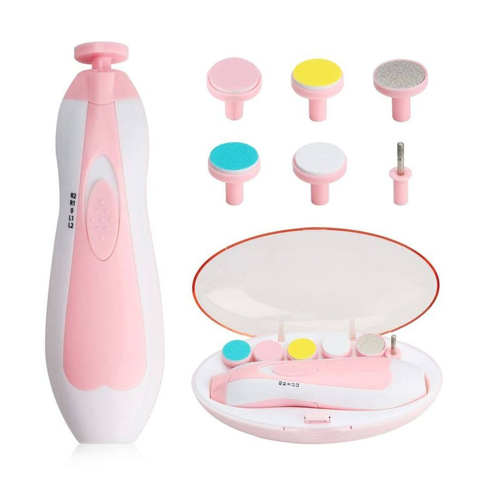 Kit para Pulir Uñas de los Bebes Niños Set de Manicura Multicolor