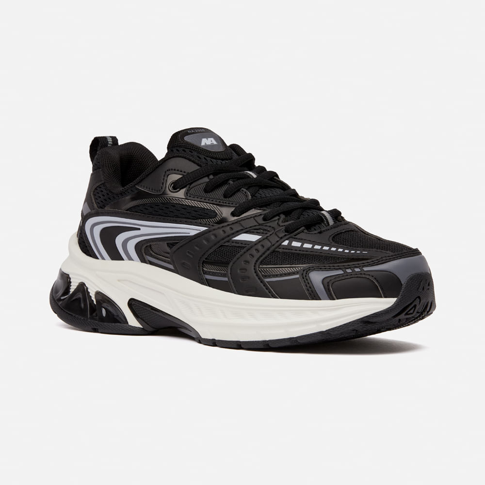 Zapatilla New Athletic Lifestyle Evocush 219-0204 para Hombre 39 Negro