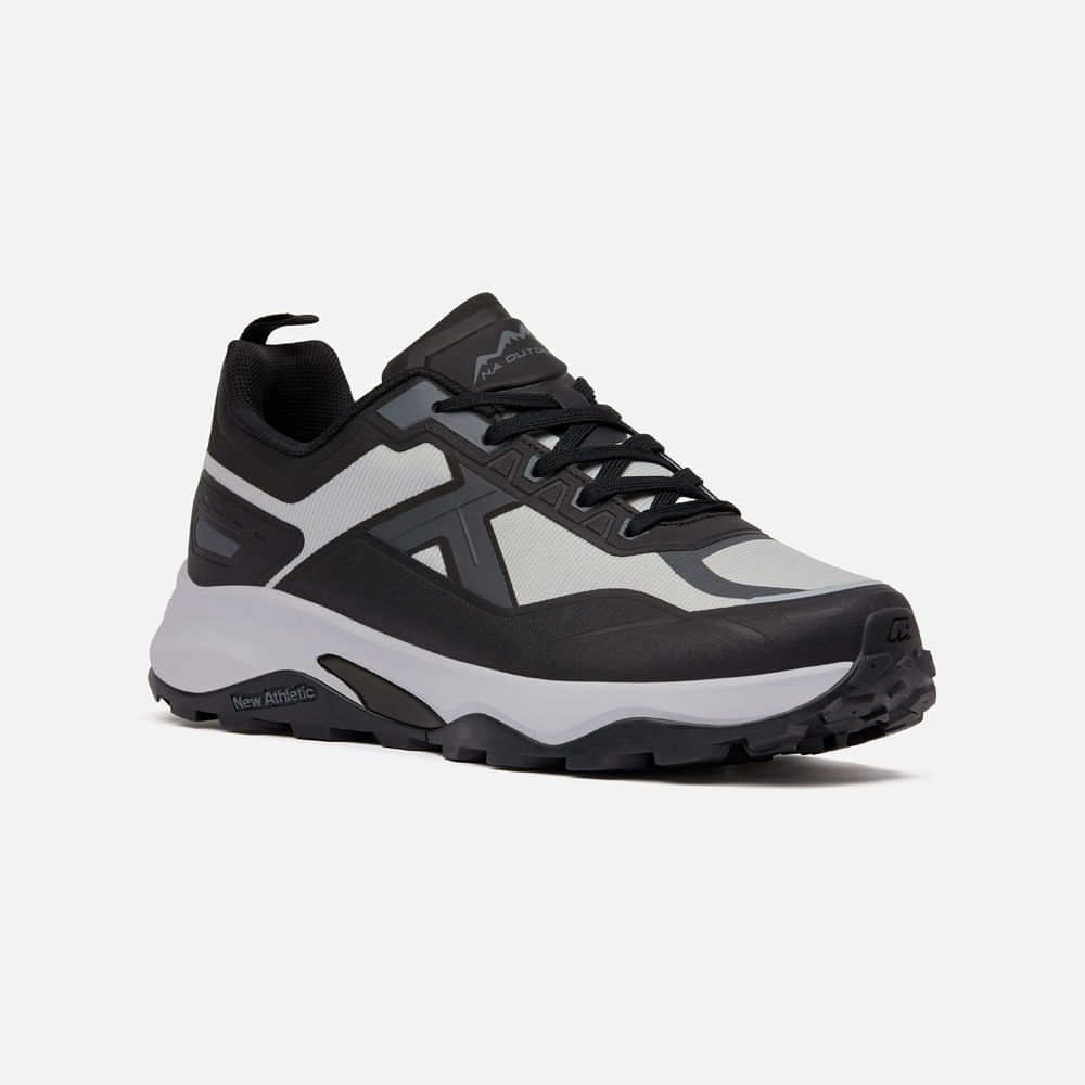 Zapatilla New Athletic Outdoor GeoGrip 147-0204 para Hombre 40 Negro