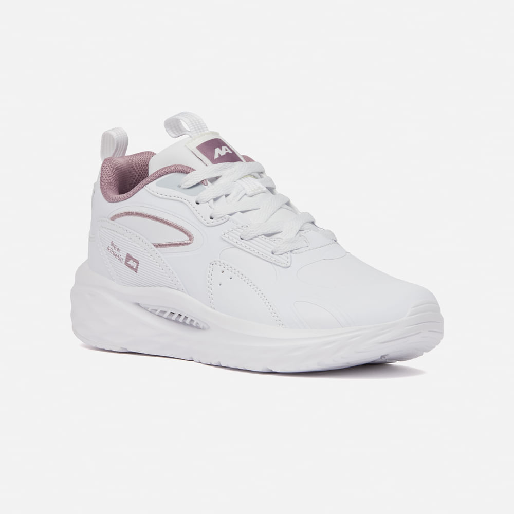 Zapatilla New Athletic Lifestyle FlexGom 250-0128 para Mujer 40 Blanco