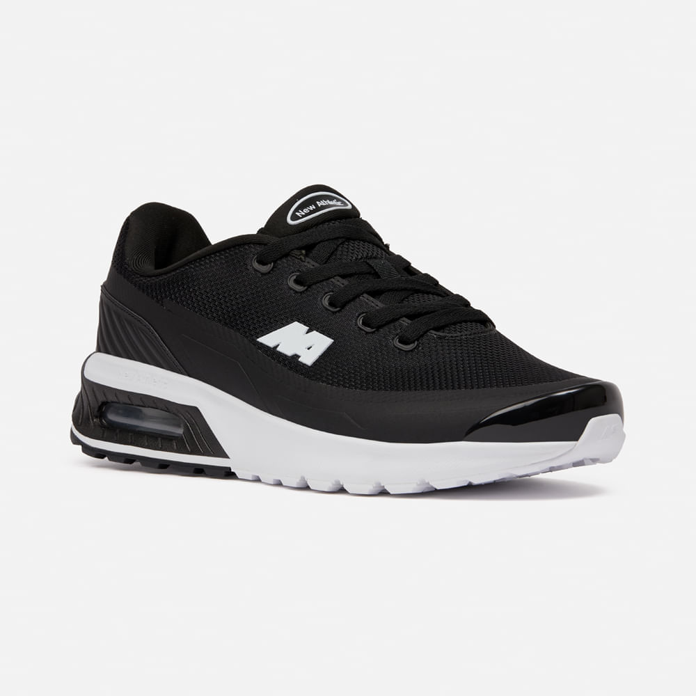 Zapatilla New Athletic Lifestyle SoftWind 224-0201 para Hombre 40 Negro