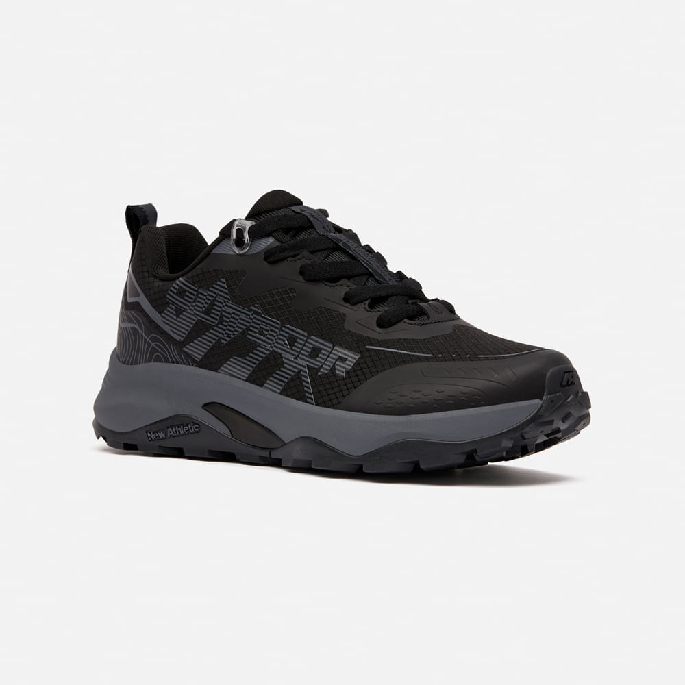 Zapatilla New Athletic Outdoor GeoGrip 148-0203 para Mujer 39 Negro
