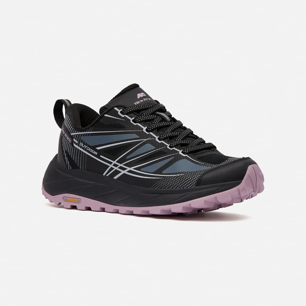 Zapatilla New Athletic Outdoor Trakvia 141-0228 para Mujer 40 Negro