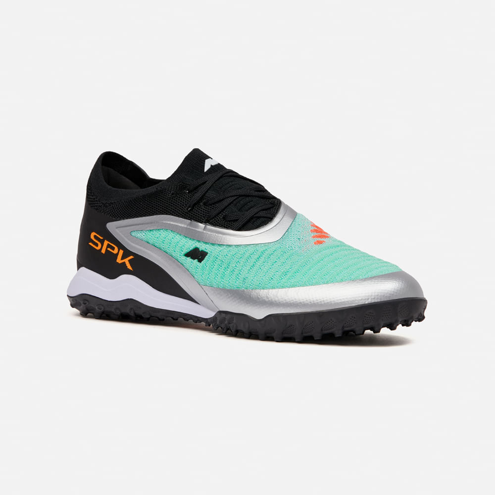 Zapatilla New Athletic Fútbol GripZone 157-2702 para Juvenil 37 Naranja
