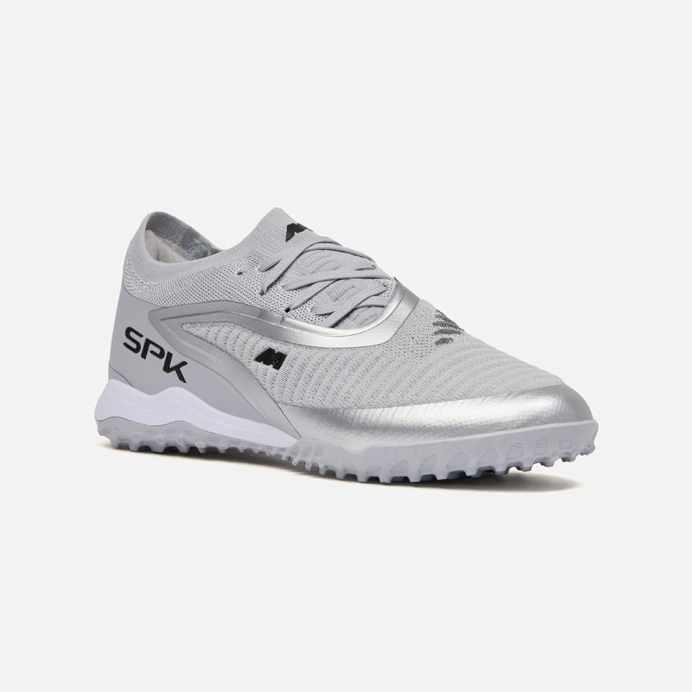 Zapatilla New Athletic Fútbol GripZone 157-0402 para Juvenil 37 Gris