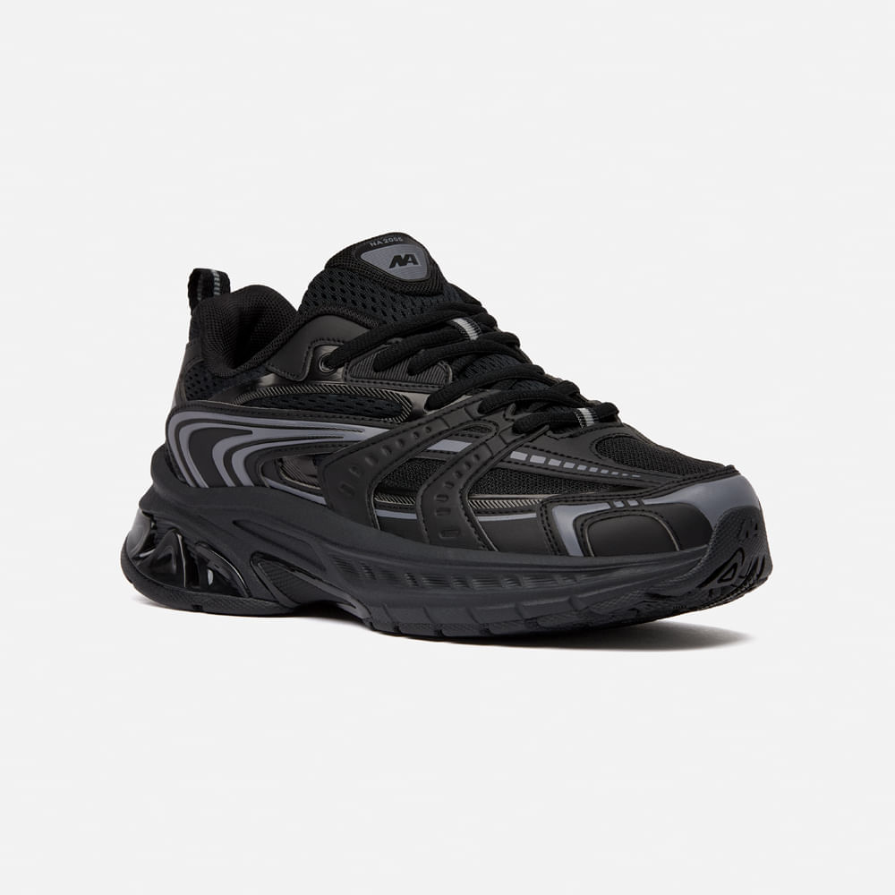 Zapatilla New Athletic Lifestyle Evocush 219-0203 para Mujer 39 Negro