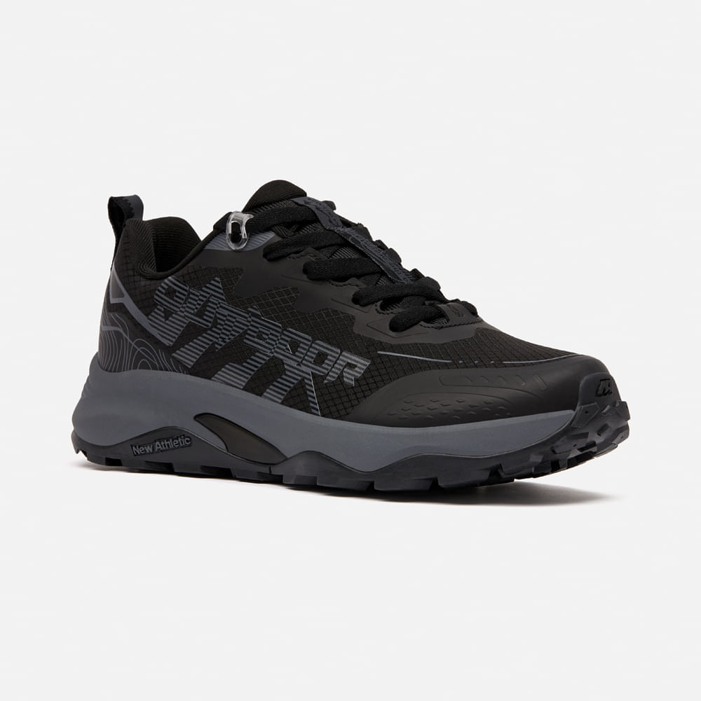 Zapatilla New Athletic Outdoor GeoGrip 148-0203 para Hombre 39 Negro