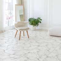 Piso Cerámico Marmolizado Fiorito Blanco 46x46cm 1.9m2 - Calidad Comercial
